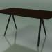 3D Modell Seifenförmiger Tisch 5418 (H 74 - 90x160 cm, Beine 150 °, furniert L21 wenge, V44) - Vorschau