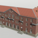 modello 3D di Edificio di tre piani con un negozio 1-363-19 comprare - rendering