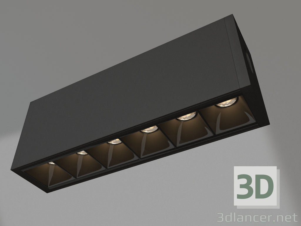 3d model Lamp CLIP-38-LASER-S171-6W Warm3000 (BK, 36 deg, 24V) - preview