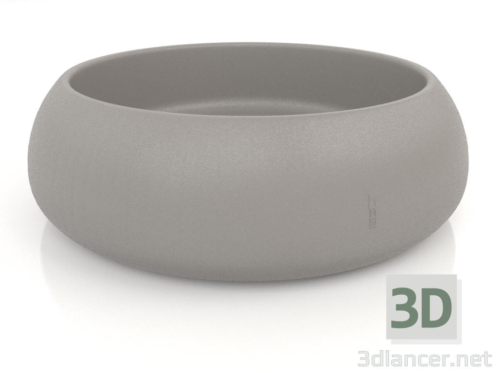 modello 3D Vaso per piante 4 (Grigio quarzo) - anteprima