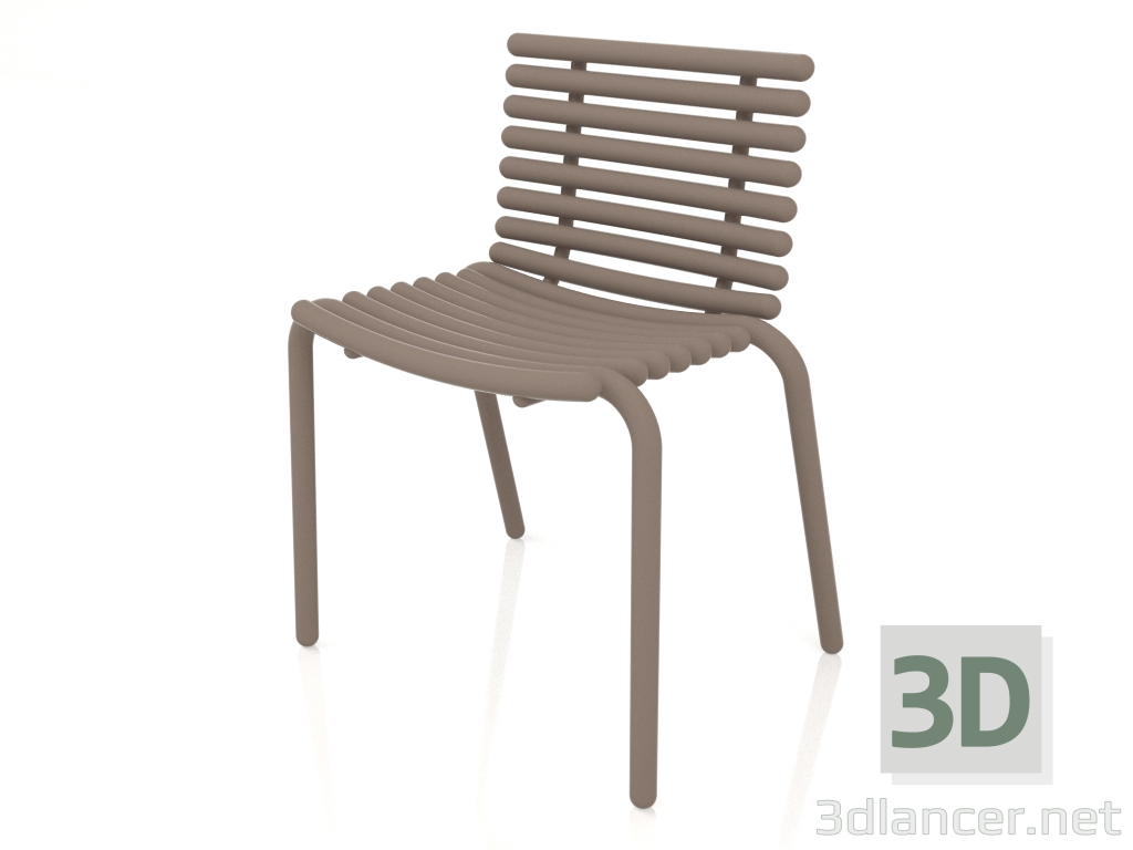 modello 3D Sedia da pranzo (Bronzo) - anteprima