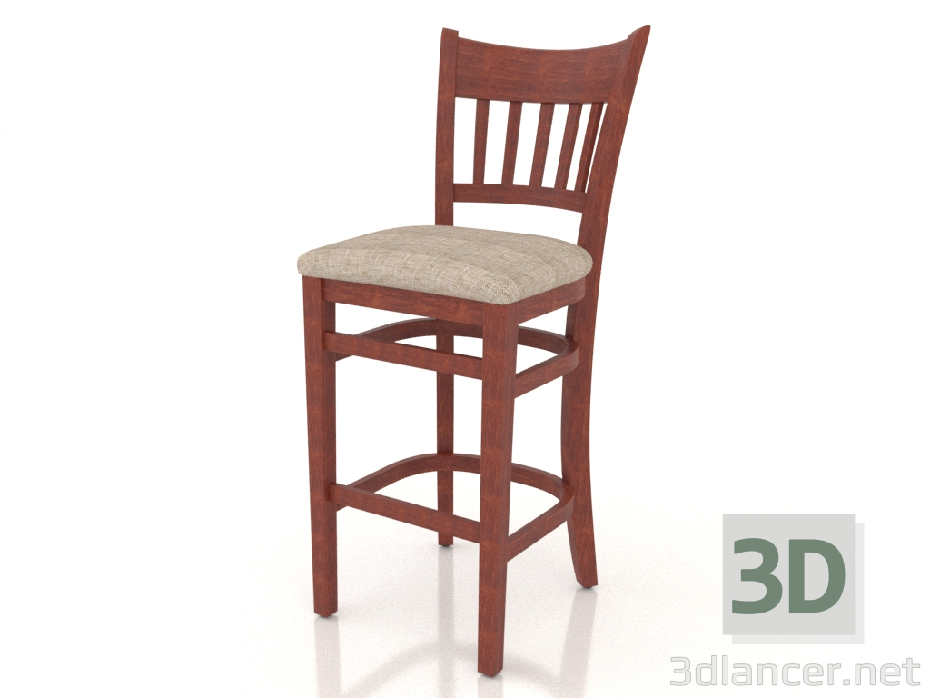 3d model Taburete de bar Liverpool (Coñac) - vista previa