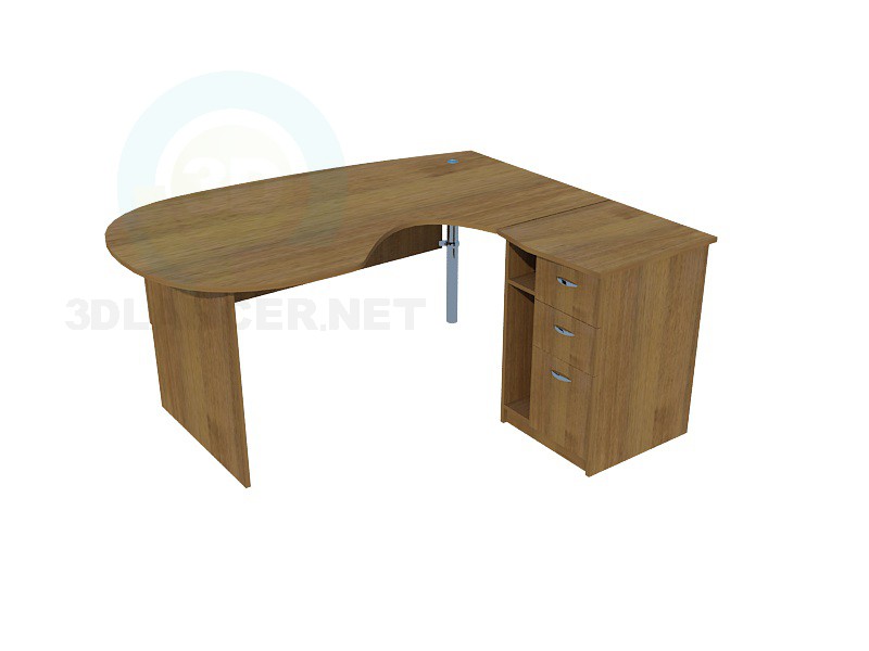 3d model Office desk - preview