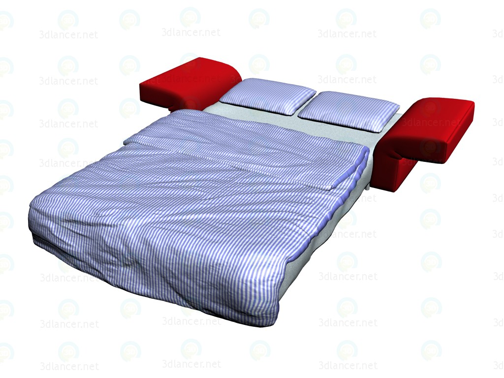 3D Modell Schlafsofa Malou - Vorschau