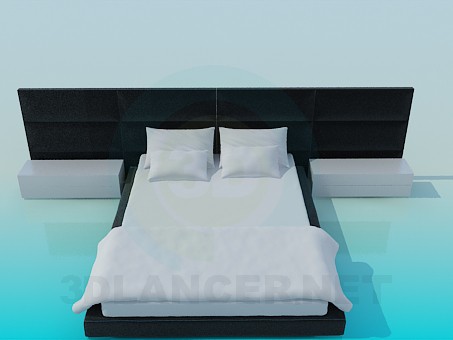 Modelo 3d Cama - preview