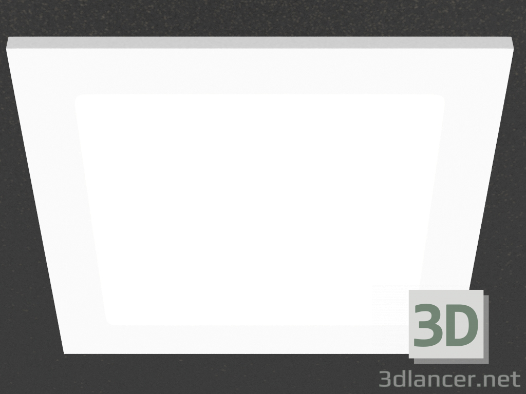 3d model Built-in LED panel (DL18453_3000-White SQ) - preview