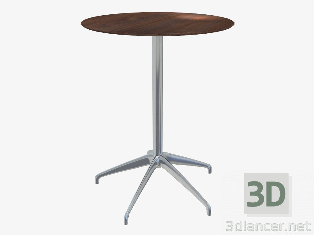 modello 3D Tavolino (noce 60x73) - anteprima