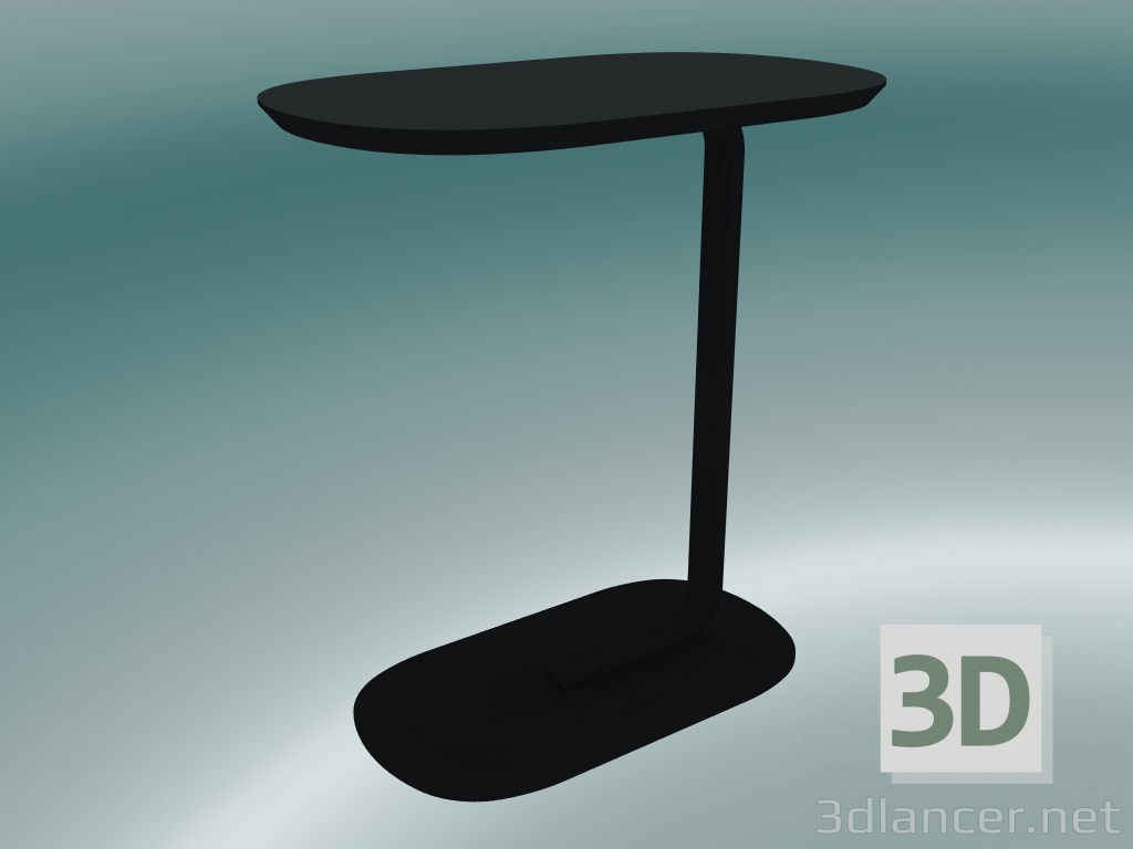 3d model Mesa auxiliar Relate (Negro) - vista previa