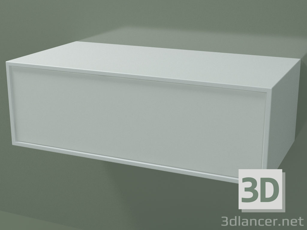 3d model Caja (8AUCAA01, Glacier White C01, HPL P01, L 72, P 36, H 24 cm) - vista previa