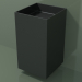 3d model Lavabo de pared (03UN26302, Deep Nocturne C38, L 48, P 50, H 85 cm) - vista previa