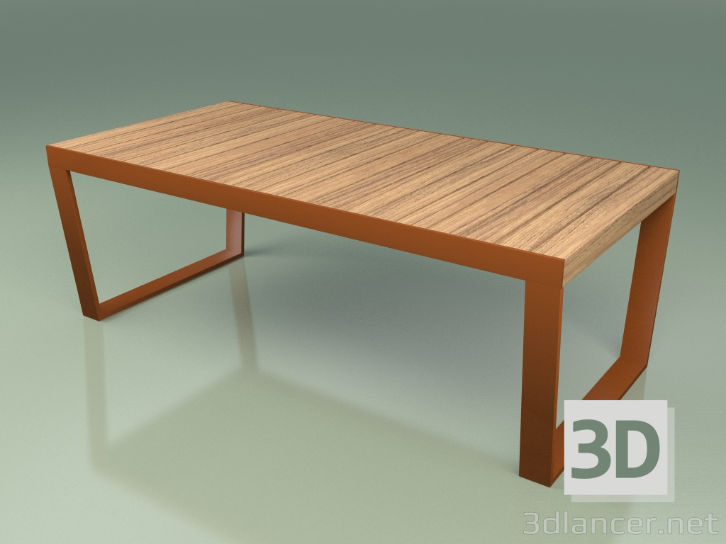 modèle 3D Table à manger pliée 034 (Metal Rust) - preview