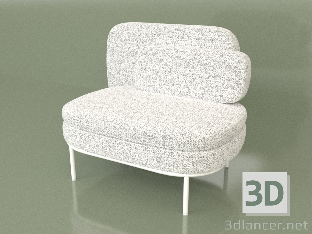 modèle 3D Fauteuil ALONG - preview