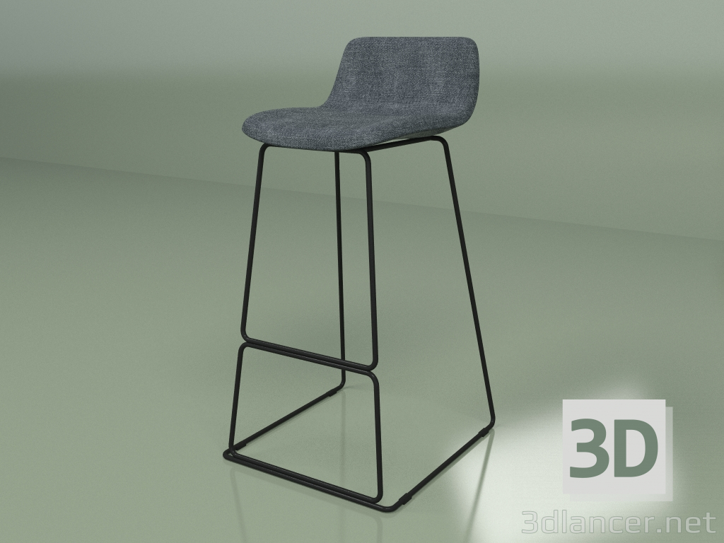 3D modeli Bar taburesi Neo döşemeli - önizleme