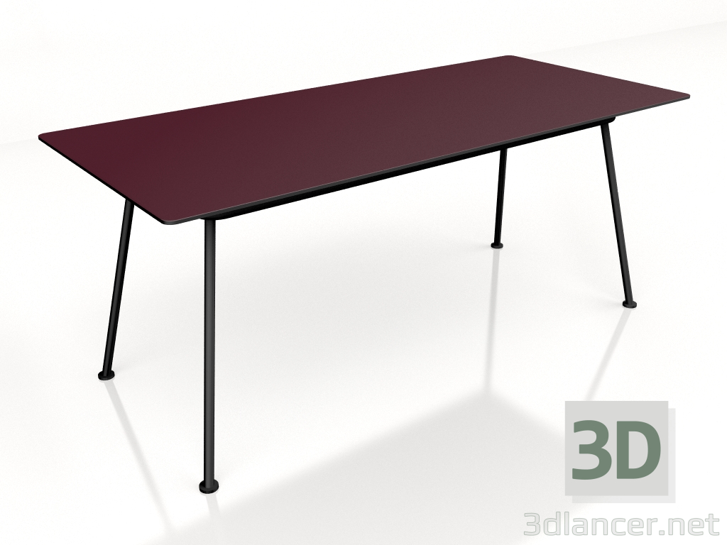 Modelo 3d Mesa baixa New School Low NS818 (1800x800) - preview