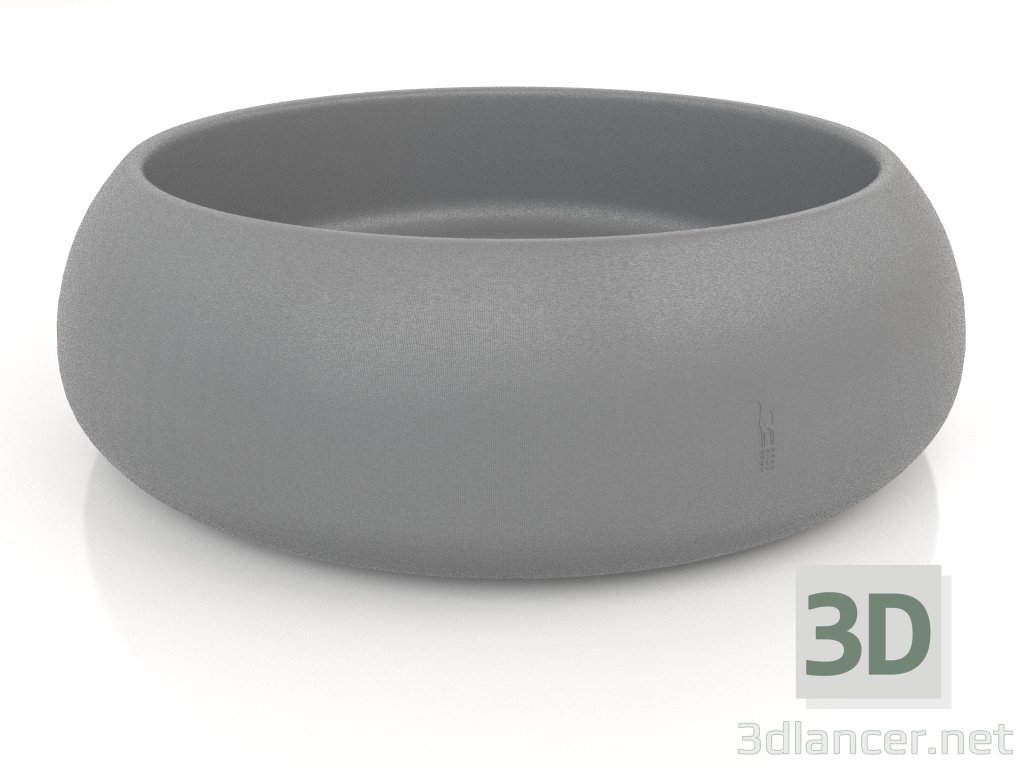 3d model Plant pot 4 (Anthracite) - preview