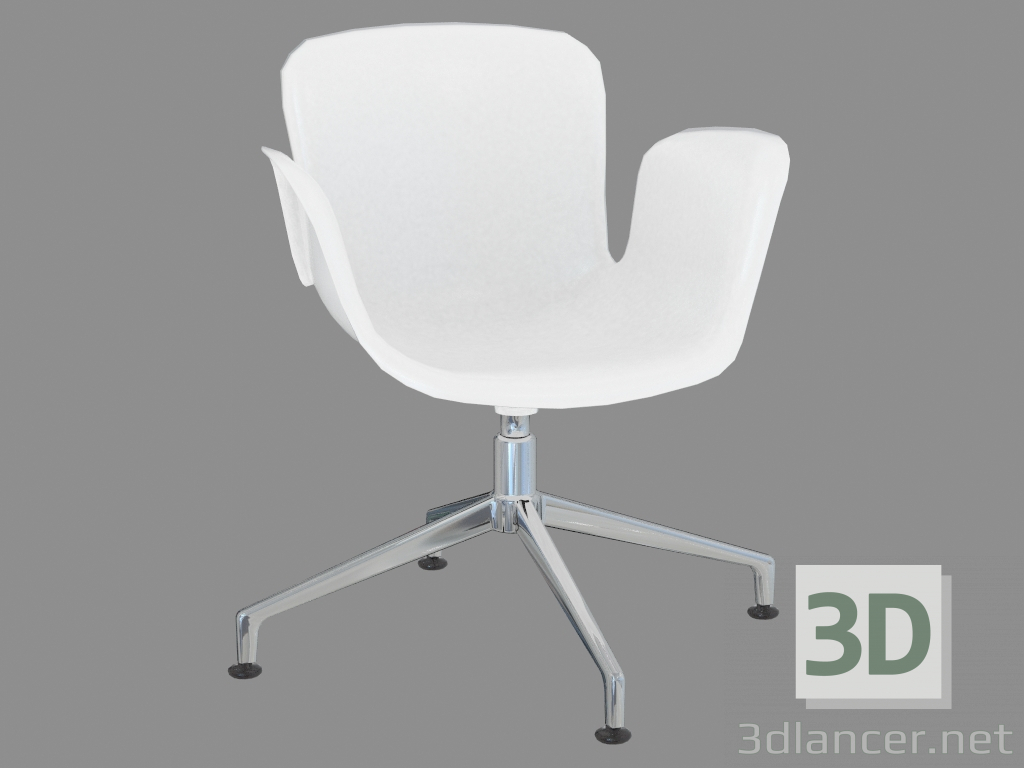 3d model Office chair without wheels Juli - preview