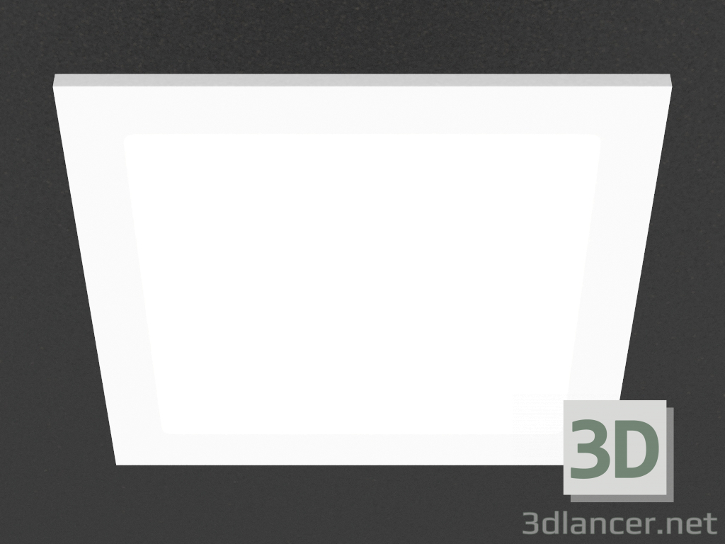 Modelo 3d painel de LED de montagem (DL18454_3000-White SQ) - preview