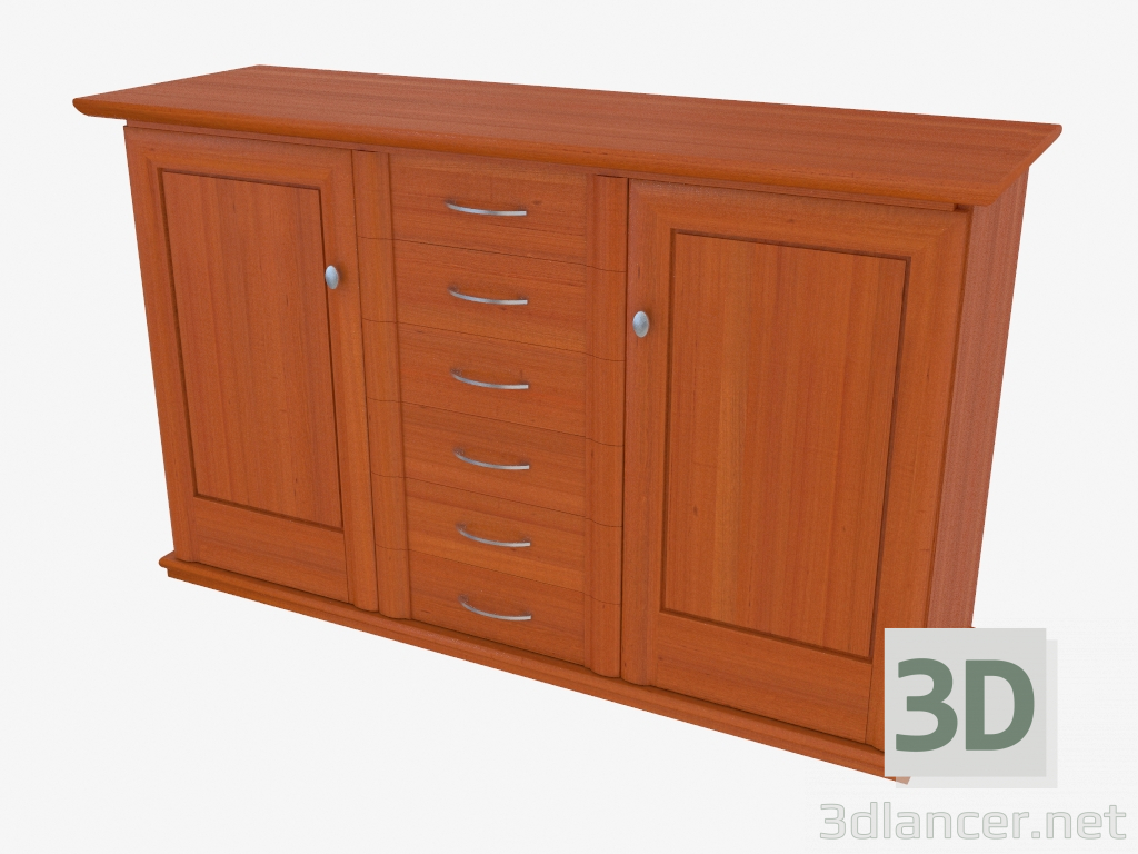 modèle 3D Buffet à trois sections (9712-43) - preview