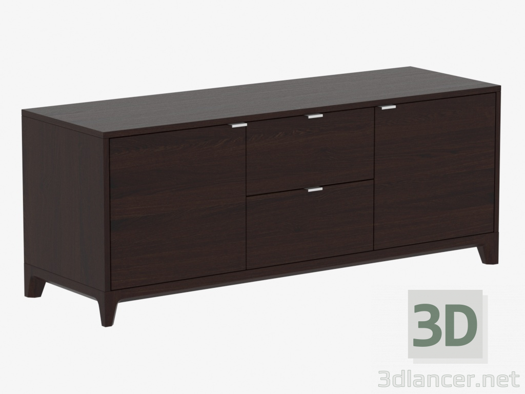 3d model Bordillo bajo el CASO TV No. 1 (IDC024102000) - vista previa