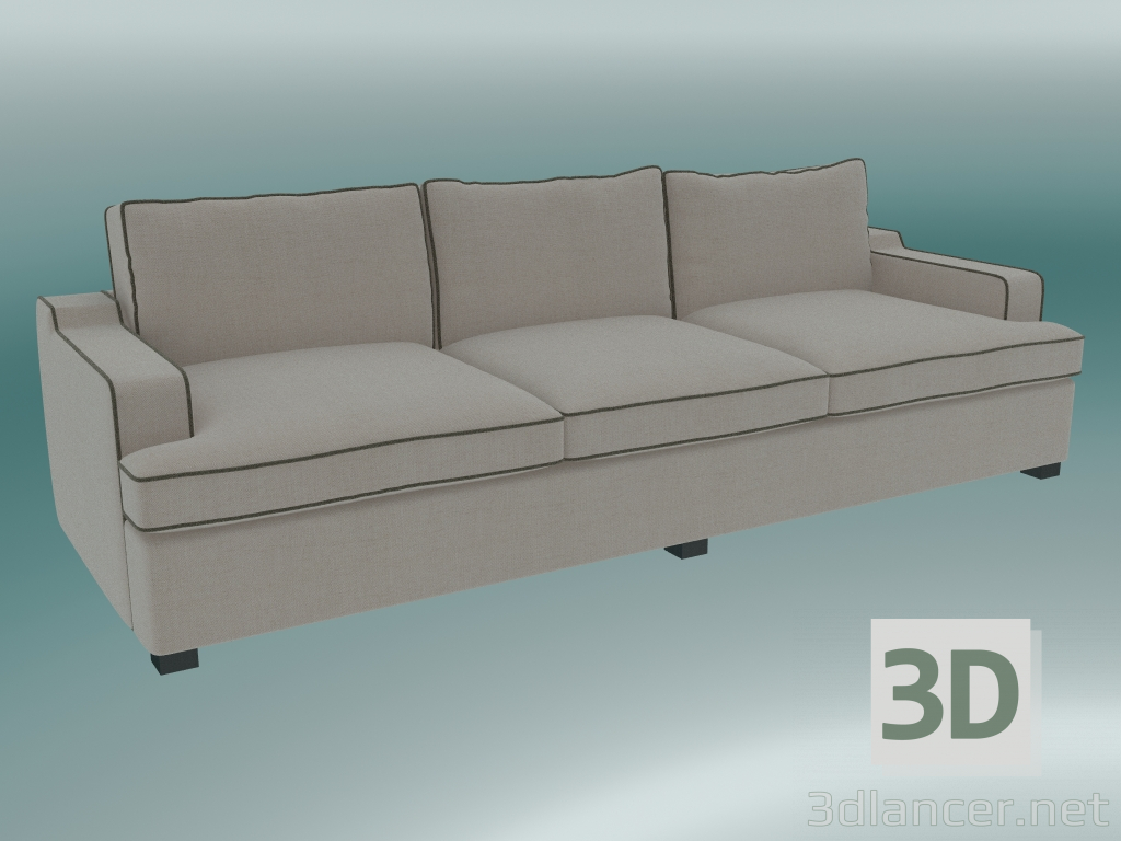 3d model Sofá Stamford triple - vista previa