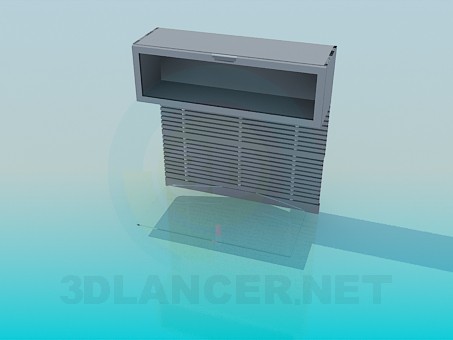 3d model Estante de pared doble - vista previa