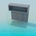 3d model Estante de pared doble - vista previa