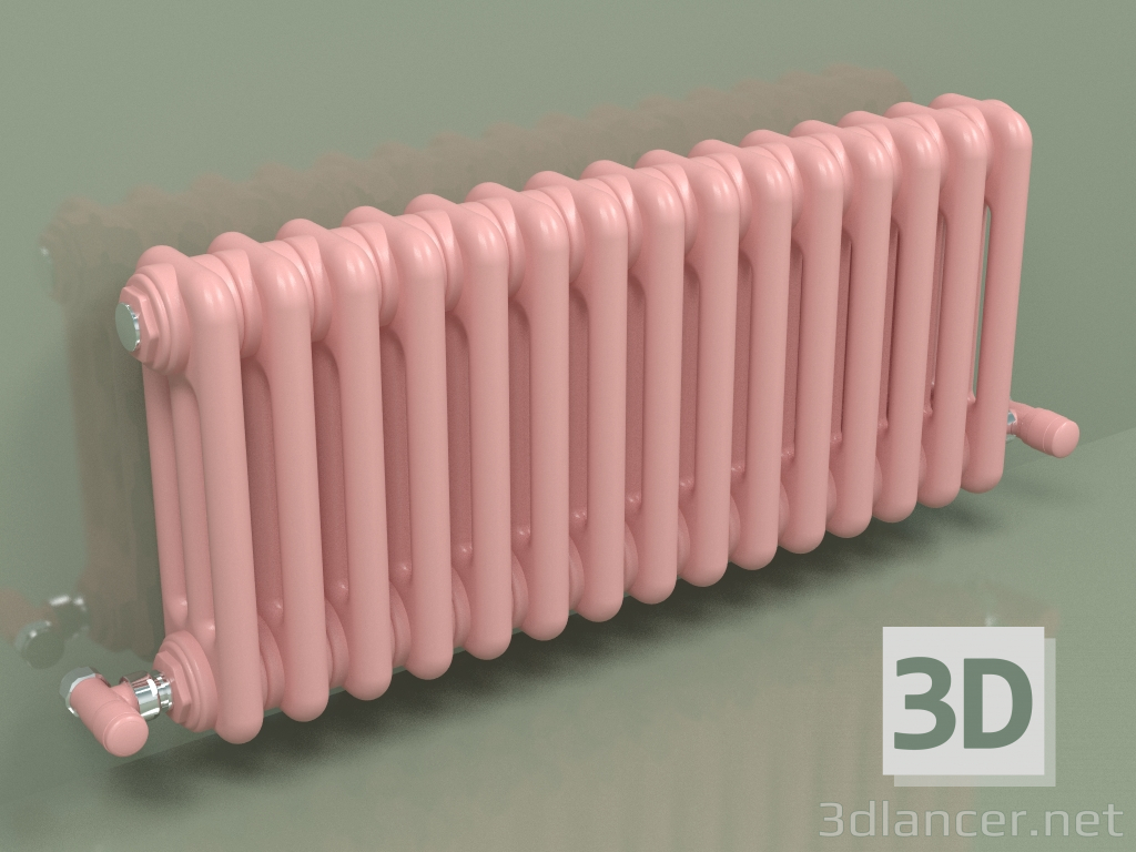 modello 3D Radiatore TESI 3 (H 300 15EL, Rosa - RAL 3015) - anteprima