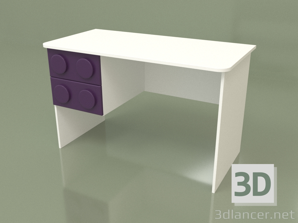 Modelo 3d Escrivaninha esquerda (Ametist) - preview