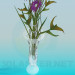 modèle 3D Fleurs dans un vase - preview