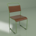 3d model Chair Church (matt green) - preview