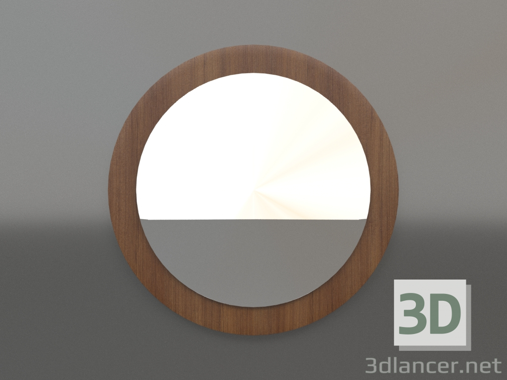 3D Modell Spiegel ZL 25 (D=495, Holzbraun hell) - Vorschau