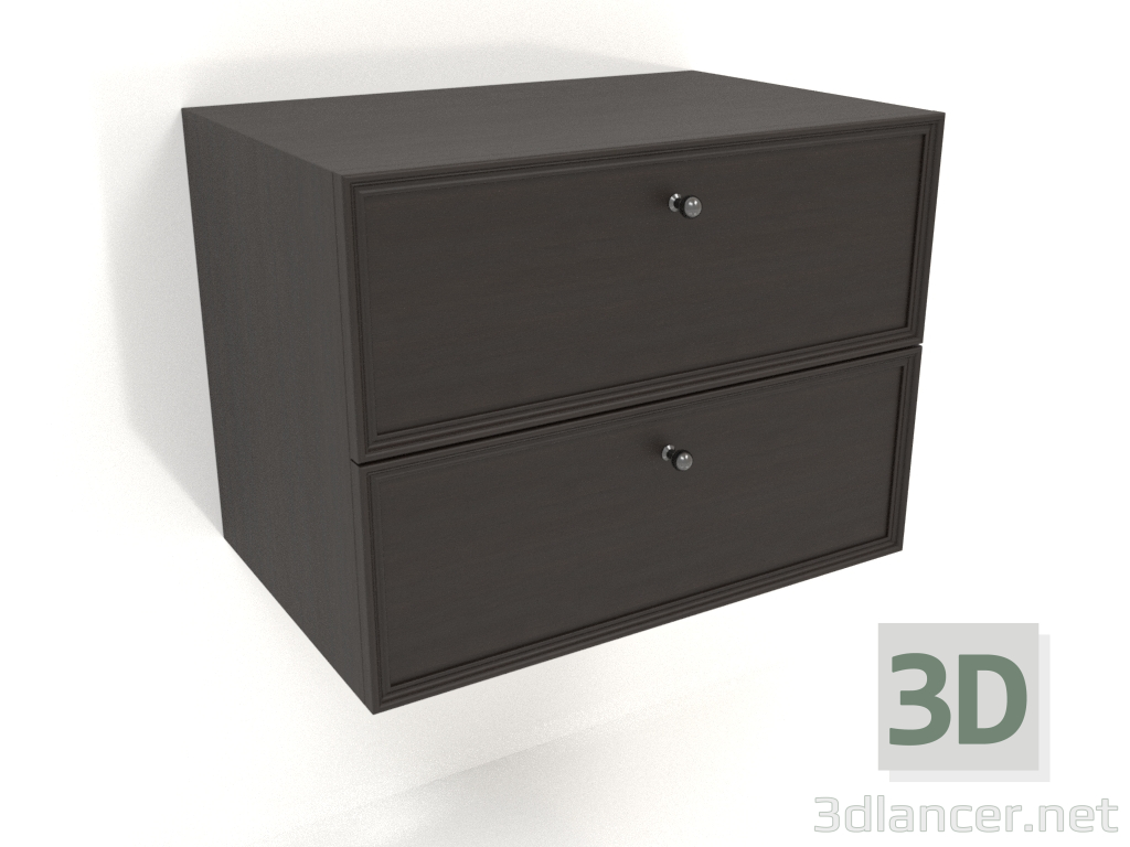 modèle 3D Armoire murale TM 14 (600x400x455, bois marron foncé) - preview