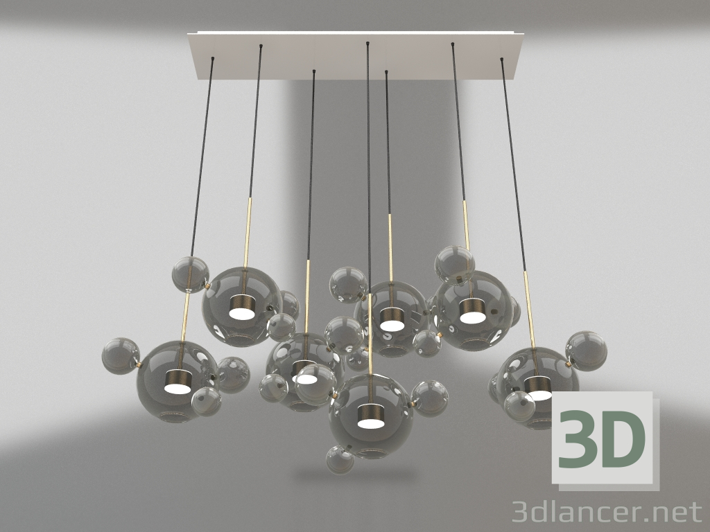 3d model Colgador de hiel transparente (07545-4(7AS),21) - vista previa