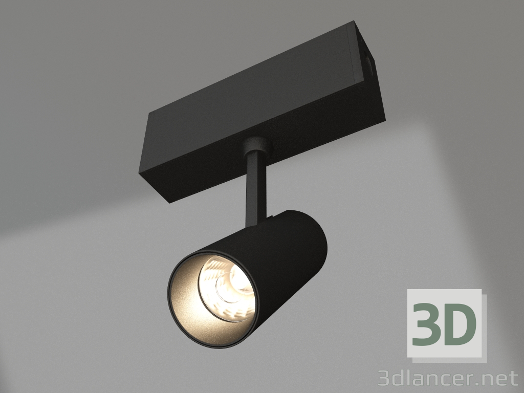 modèle 3D Lampe CLIP-38-SPOT-R146-6W Warm3000 (BK, 24 degrés, 24V) - preview