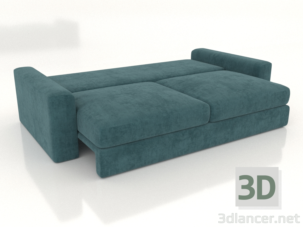 3D Modell Sofa PALERMO gerade (ausgeklappt, Polstervariante 2) - Vorschau