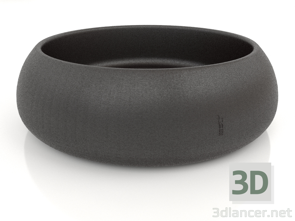 3d model Plant pot 4 (Black) - preview