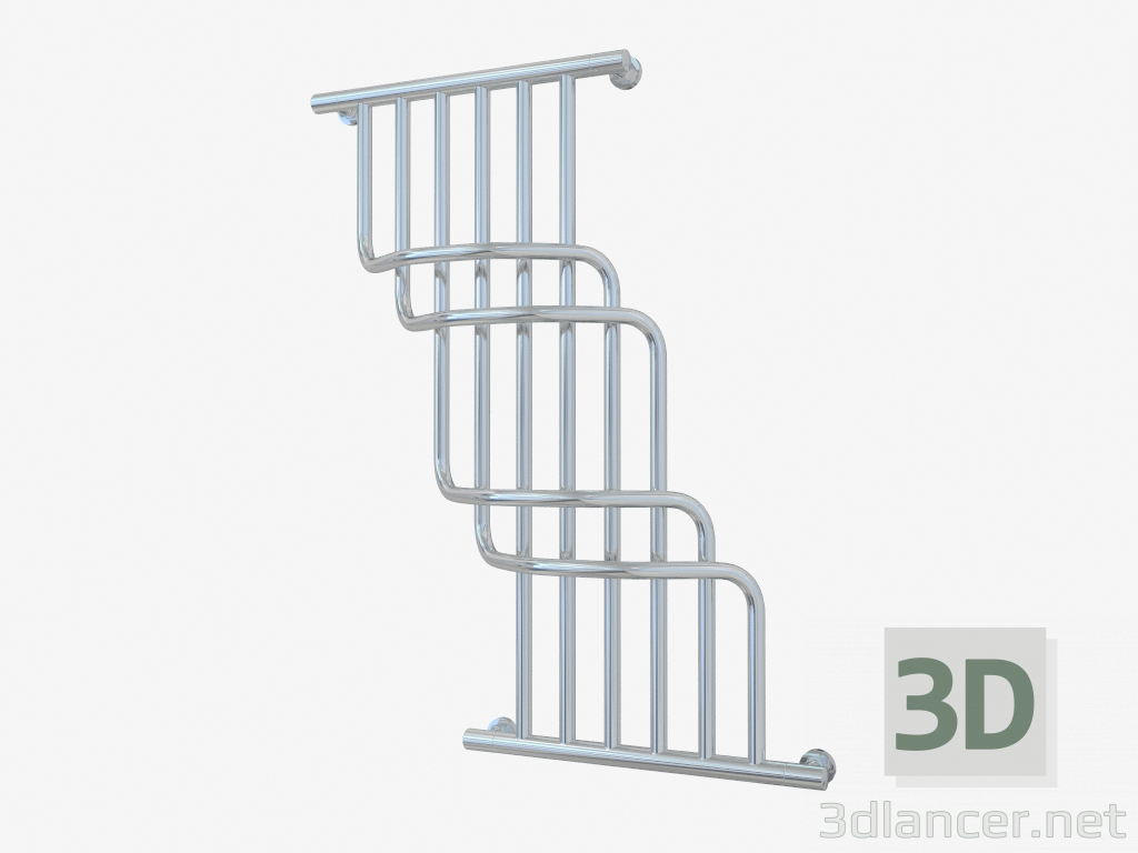 3D Modell Kühler Nega (1000х850) - Vorschau