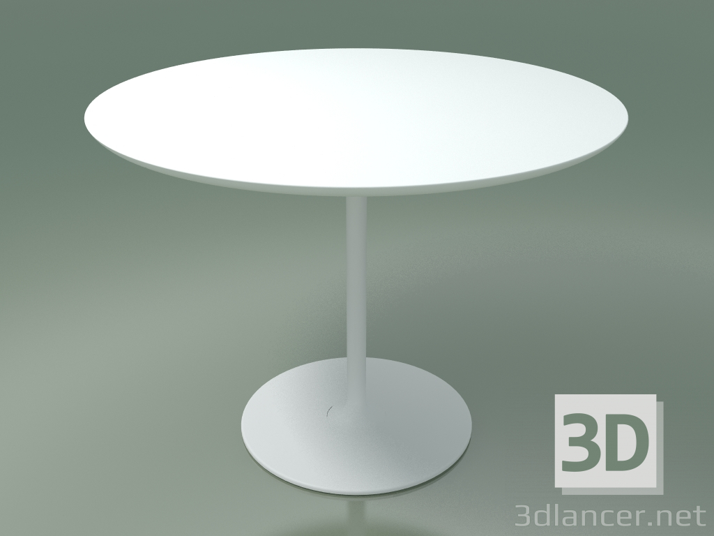 modello 3D Tavolo rotondo 0709 (H 74 - P 100 cm, M02, V12) - anteprima