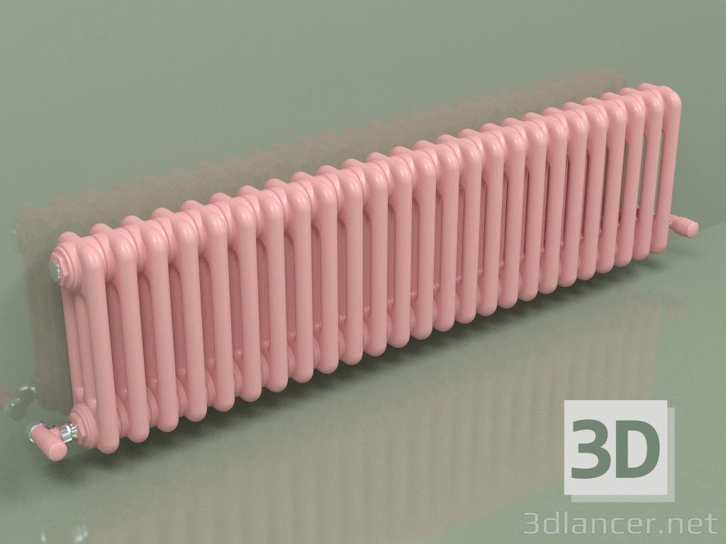 modèle 3D Radiateur TESI 3 (H 300 25EL, Rose - RAL 3015) - preview