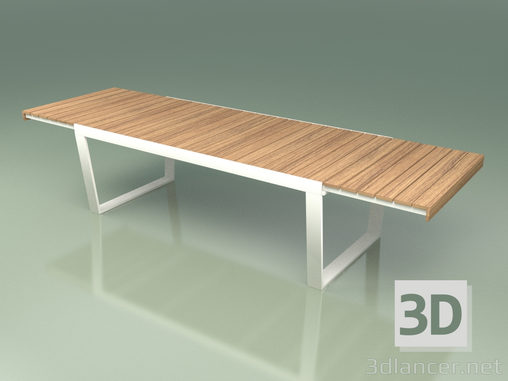 3d model Mesa de comedor plegable 034 (Metal Milk) - vista previa