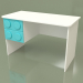 3d model Writing table left (Aqua) - preview