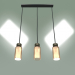 3d model Pendant lamp Amado 50115-3 (black) - preview