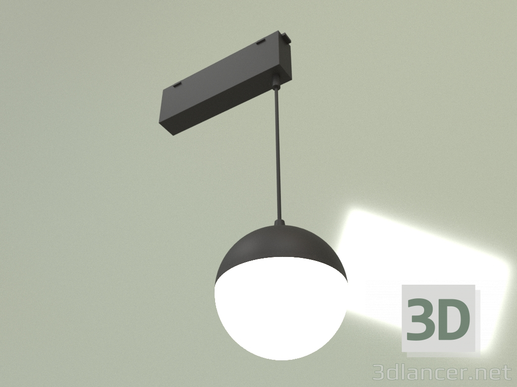 modèle 3D Luminaire AIMANT TS-HL7743-6W SBK 3000K - preview