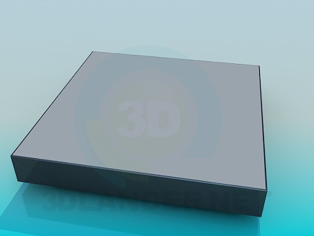 Modelo 3d Mesa muito baixa - preview