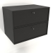 3d model Wall cabinet TM 14 (600x400x455, wood black) - preview