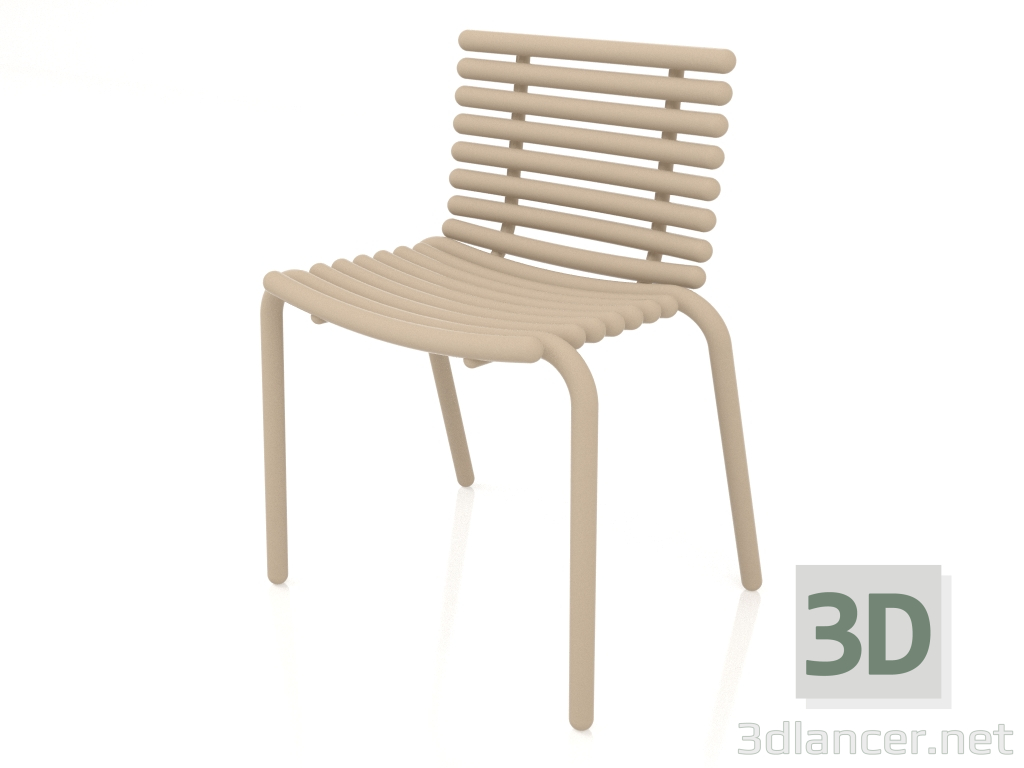 modèle 3D Chaise de salle à manger (Sable) - preview