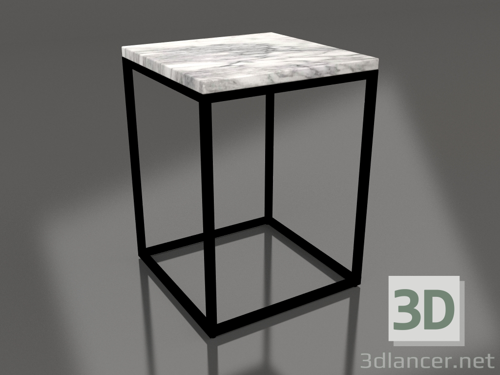 3d model Mesa auxiliar de mármol Power - vista previa