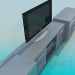 Modelo 3d Mesa de TV - preview