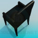 3d model Chair with armrests - preview