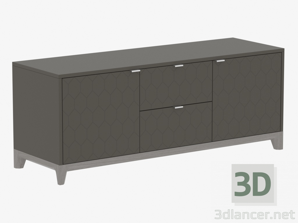 modello 3D Curbstone sotto TV No. 1 CASE (IDC024104225) - anteprima